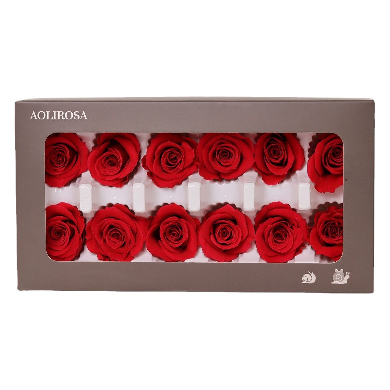 Grado una flor eterna Rosa cabeza de flor 3-4cm12 piezas DIY floral enseñanza caja de regalo material de producción fábrica al por mayor