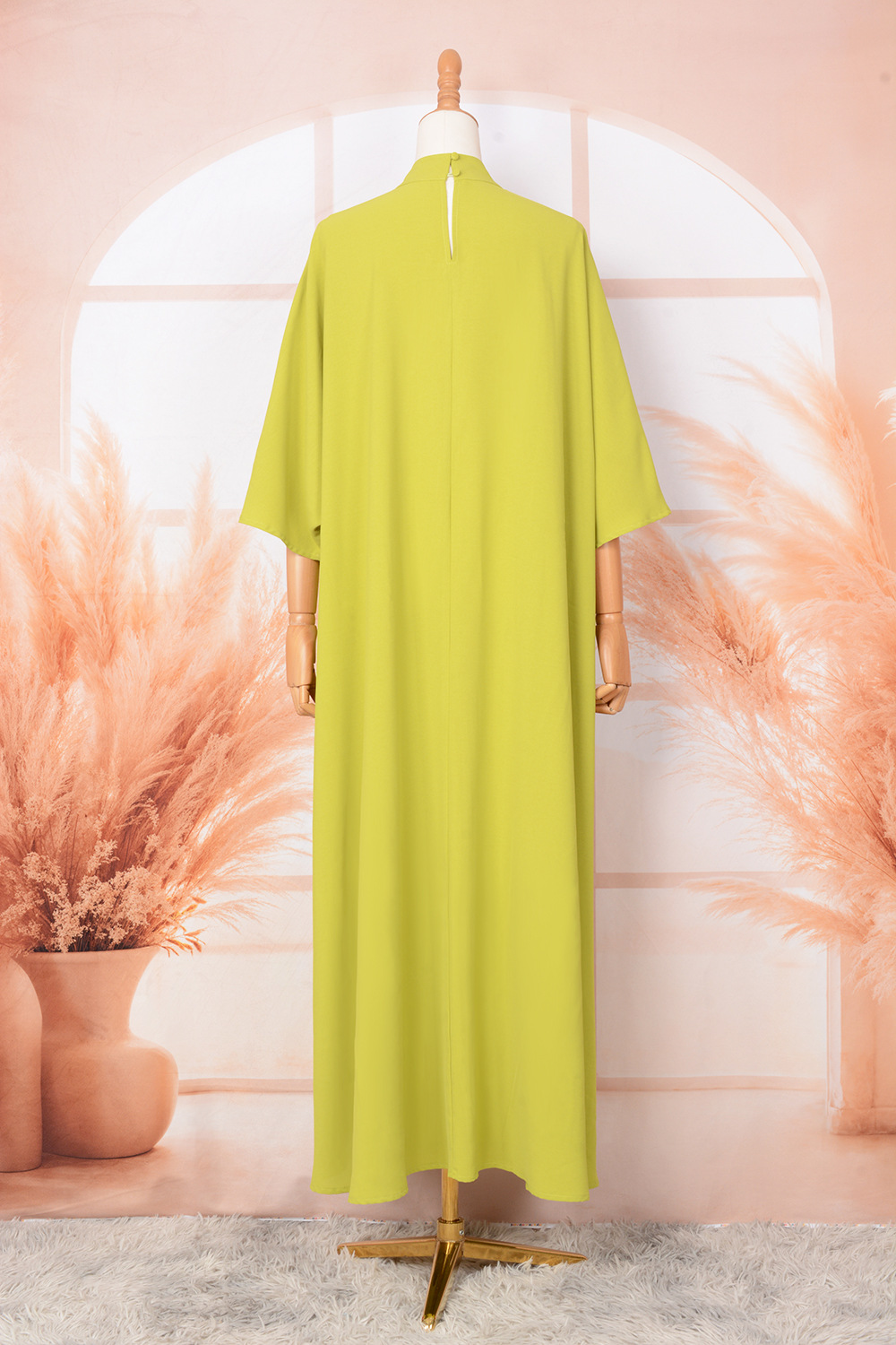 Cross-border E-commerce Arab Abaya Dubai Muslim Middle Eastern Fashionable And Elegant Rhinestone Embellished Robe Dress_ecoleips.com