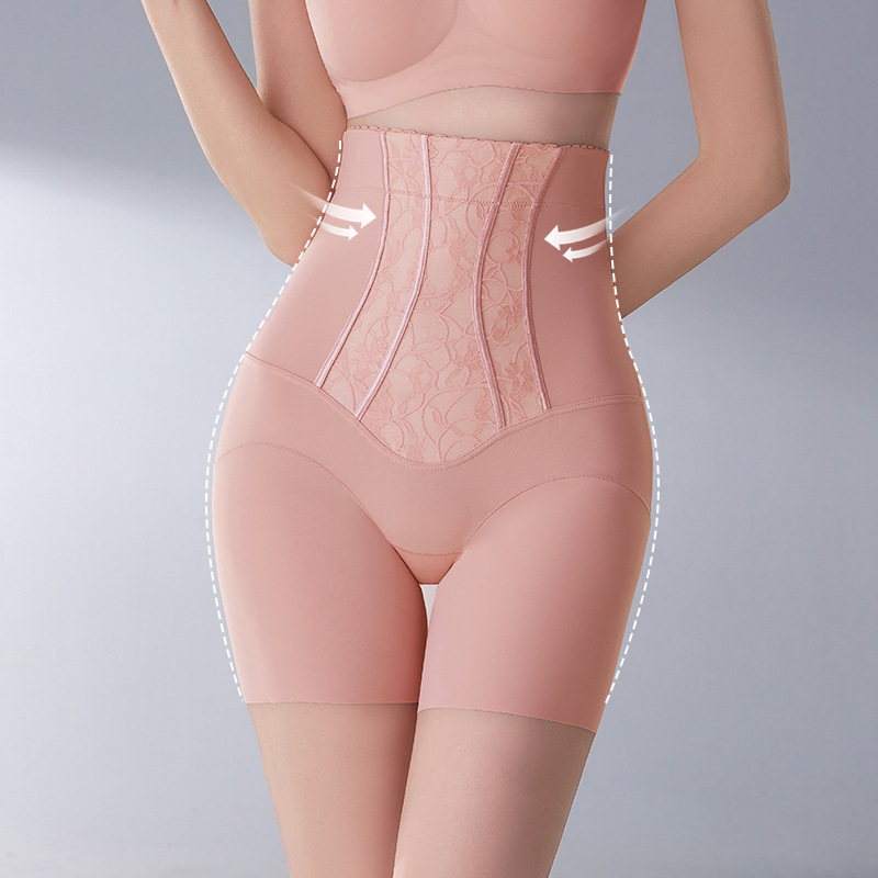 Pantalones de abdomen, abdomen fuerte, abdomen, cintura alta, entrepierna antibacteriana, cintura sin costuras, bragas de cadera, pantalones moldeadores del cuerpo para mujer
