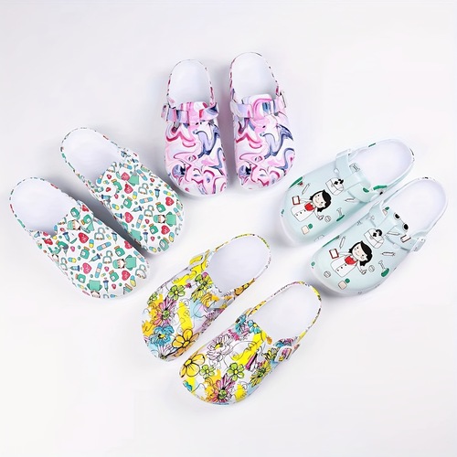 Summer Beach Slides Lightweight Women Slides Nurse Beach Shoes
