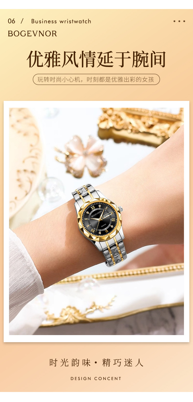 Men's Waterproof Luminous Dual Calendar Fashion Watch for Men and Women, TikTok Amazon Foreign Trade Cross-border Watch