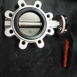 LTD71X-150LBP  不锈钢手柄软密封凸耳对夹蝶阀图片