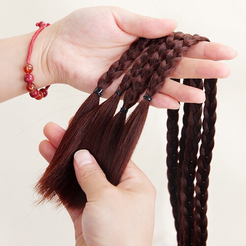 New Chinese braid wig braid braid long braid fashion boxing braid wig female ponytail sweet cool millennium hottie