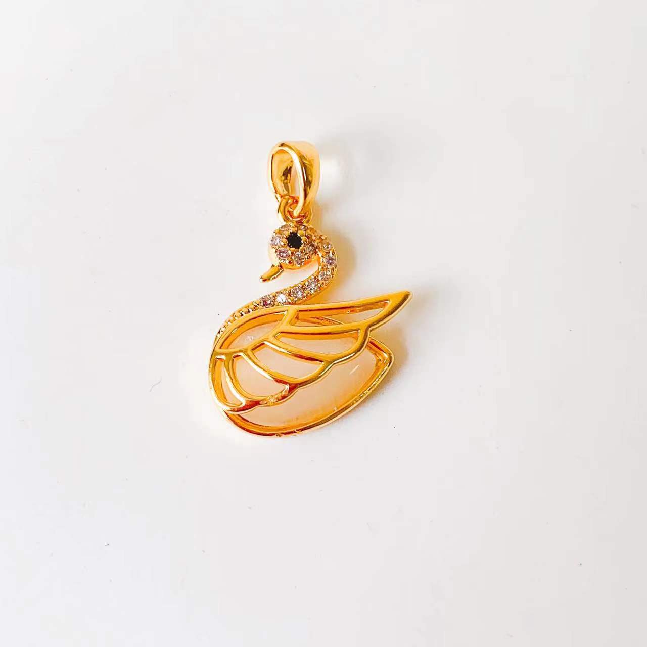 1 Piece Copper Artificial Pearls Cat's Eye Stone Zircon Geometric Charms Jewelry Accessories display picture 37