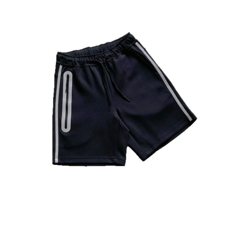 Pantalones cortos deportivos pantalones casuales sueltos de algodón fino de verano para hombres