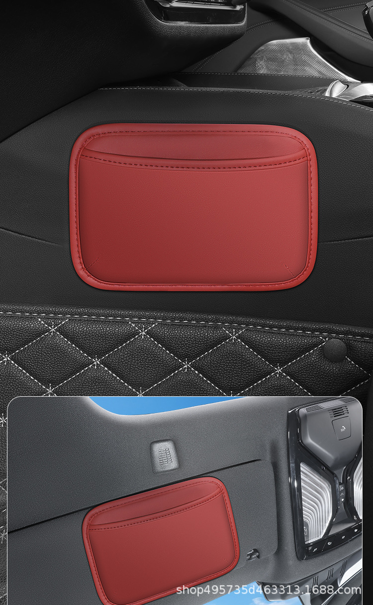 New applicable car storage bag adhesive type main and co-pilot center console storage box car multi-storage bag