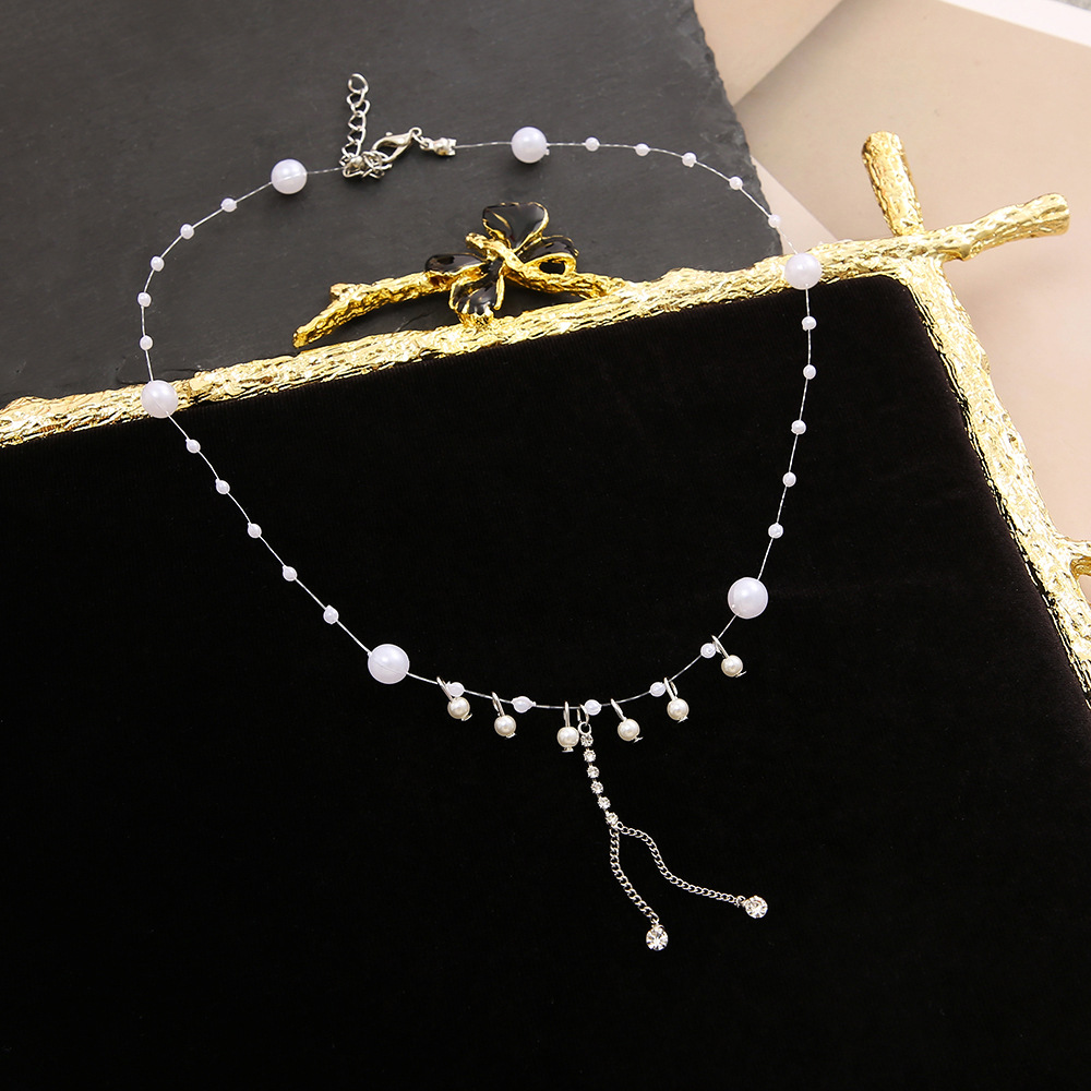 Sweet Geometric Alloy Plating Artificial Rhinestones Womenu0027S Pendant Necklace 1 Piece