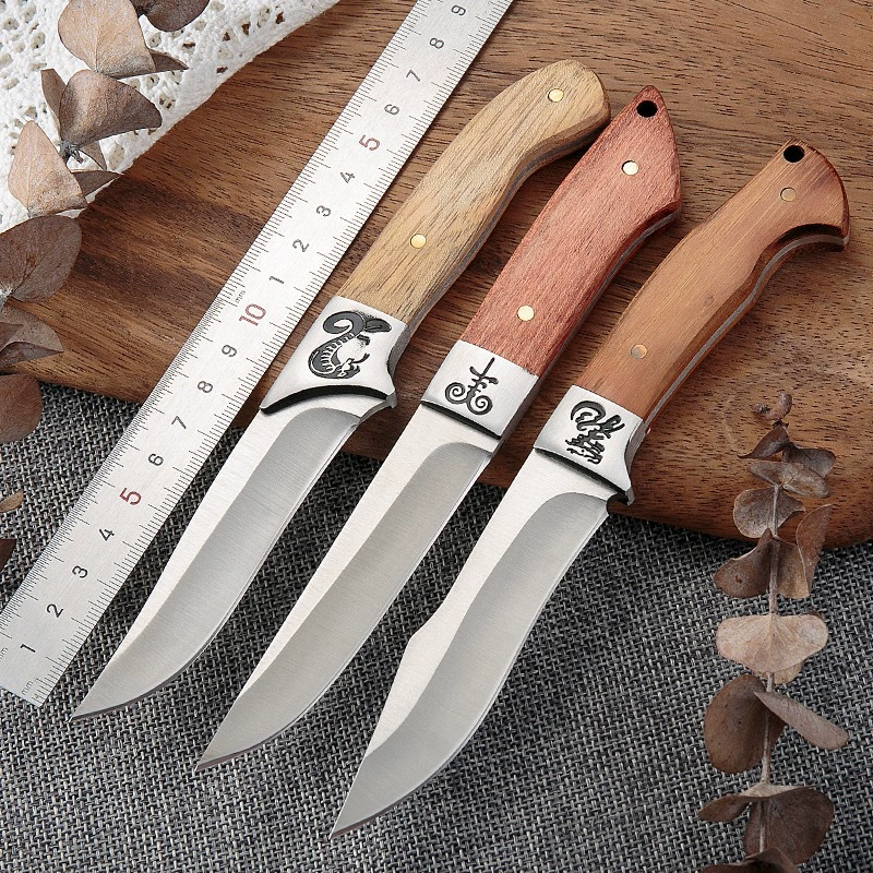 Пешеходный нож для мяса нож для резки мяса фруктовый нож маленький кухонный нож на открытом воздухе портативный маленький нож ручная нож из нержавеющей стали многоразовый нож