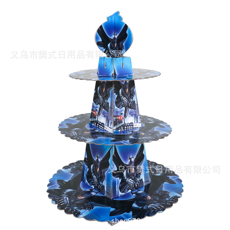 亚马逊蛋糕架史迪奇蜘蛛侠公主美人鱼马里奥蛋糕展示架派对装饰|undefined