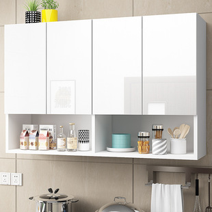 Mirror Piano Paint Kitchen Hanging Cabinet Balcony Storage Cabinet Storage Cabinet Wall Cabinet Simple Bathroom Cabinet