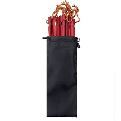 Outdoor Tent Canopy Ground Nail Aluminum Alloy Cloth Bag Set Camping Camping Triangular Bold Tent Nail with Rope (Çadırlar) - red-101-cloth-bag