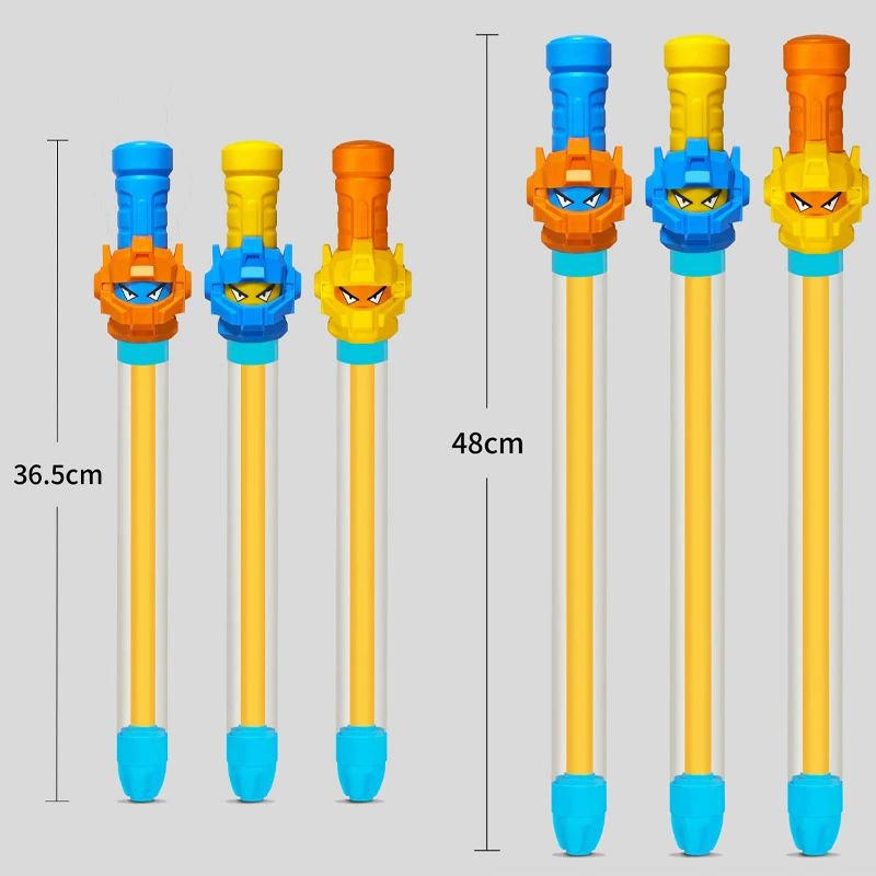 Детский игрушечный водный пистолет-автомат с выдвижным механизмом, для летних игр на воде, с прямым забором воды, для рафтинга