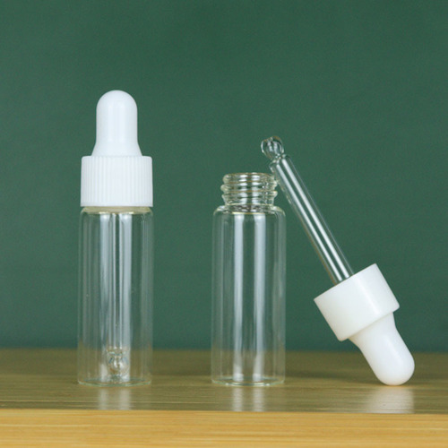 Dropper bottle 1ml 2ml 3ml 5ml transparent glass bottle sample bottle dropper bottle essential oil bottle