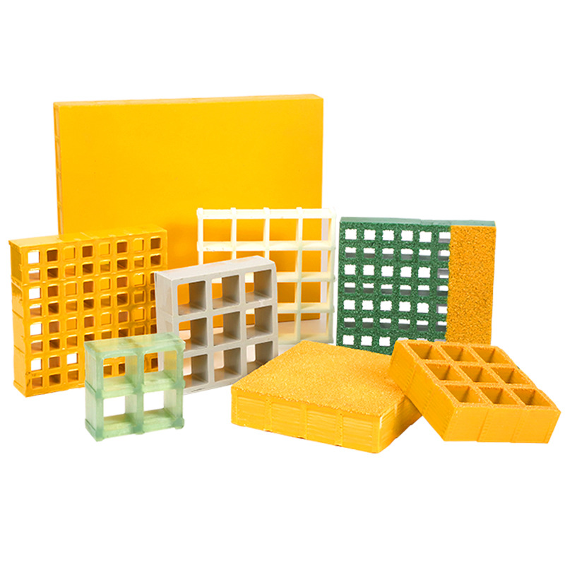 Fibra de vidrio parrilla coche sala de lavado piso tablero de la rejilla Granja fotovoltaica revisión pasillo Junta cubierta de zanja tablero de la rejilla