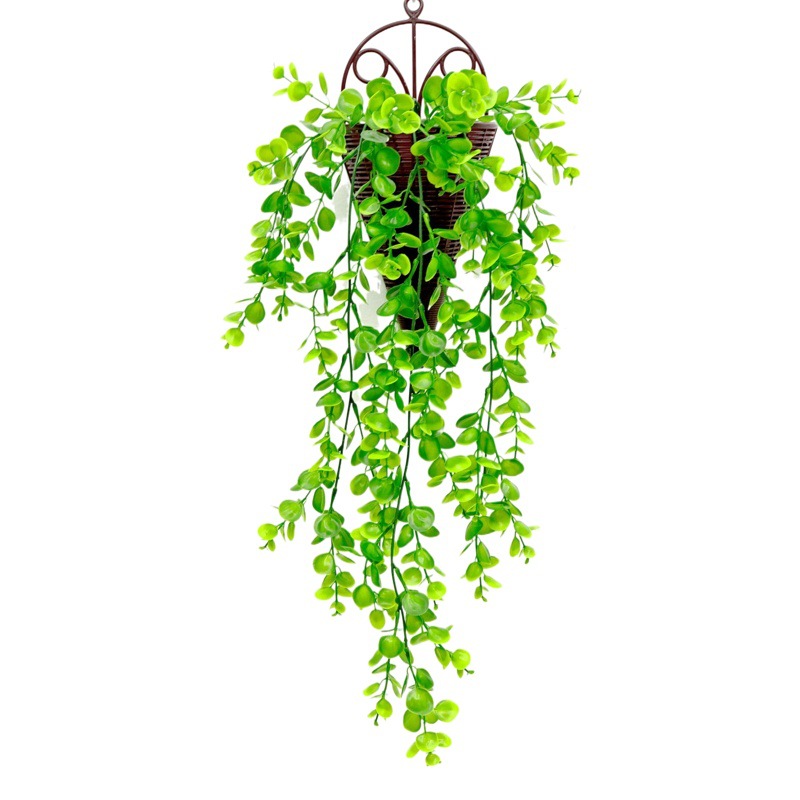 Cross-border Simulation Eucalyptus Rattan Eucalyptus Leaves Artificial Artificial Flower Wall Hanging Plant Vine Set Decorative Flower