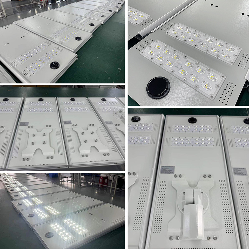 Al Aire Libre nueva rural de alta potencia carretera Super brillante Lámpara de calle lámpara de poste alto jardín lámpara LED integrado lámpara de calle solar