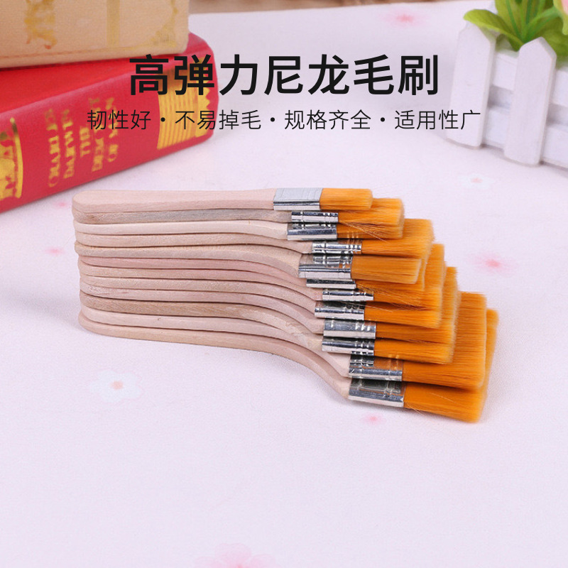 Factory direct supply acrylic oil brush plate brush nylon wool plate brush cleaning dust removal plate brush wholesale