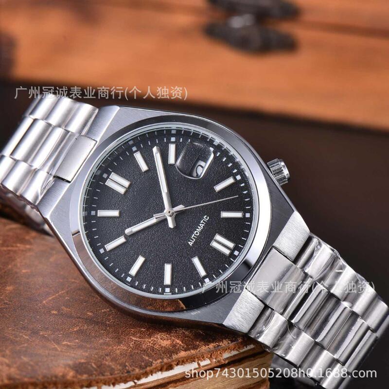 Manufacturer Wholesale Aliexpress Men's Six-Hand Calendar Fashion High-Quality Steel Band Automatic Seiko Men's Watch