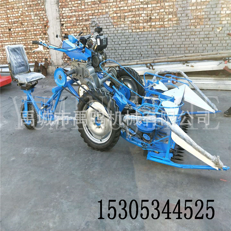 小麦水稻收割打捆一体机 自走式全自动芦苇割捆机苜蓿收割打捆机