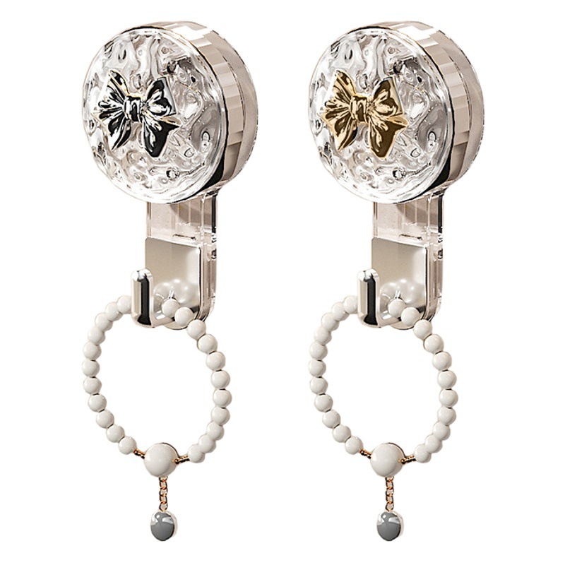 Ventosa fuerte gancho ponche-puerta de baño sin costuras adhesivo Adhesivo de pared vacío Toalla de baño colgando ropa gancho pegajoso