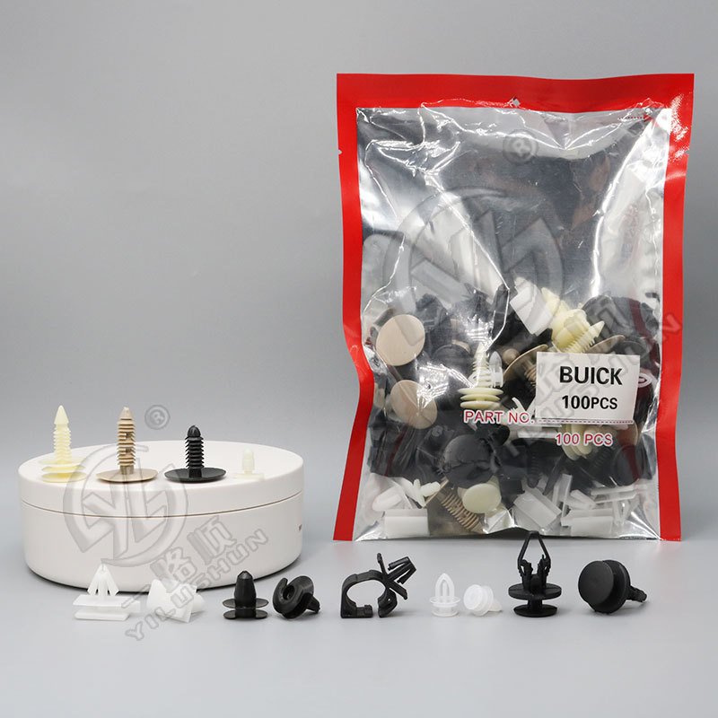 Adecuado para Buick coche parachoques empuje hebilla techo tronco clip puerta panel tira de sellado hebilla fija