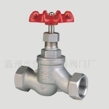 内螺纹截止阀J11W-16P 苏式S型丝扣截止阀 手动截止阀加厚不锈钢