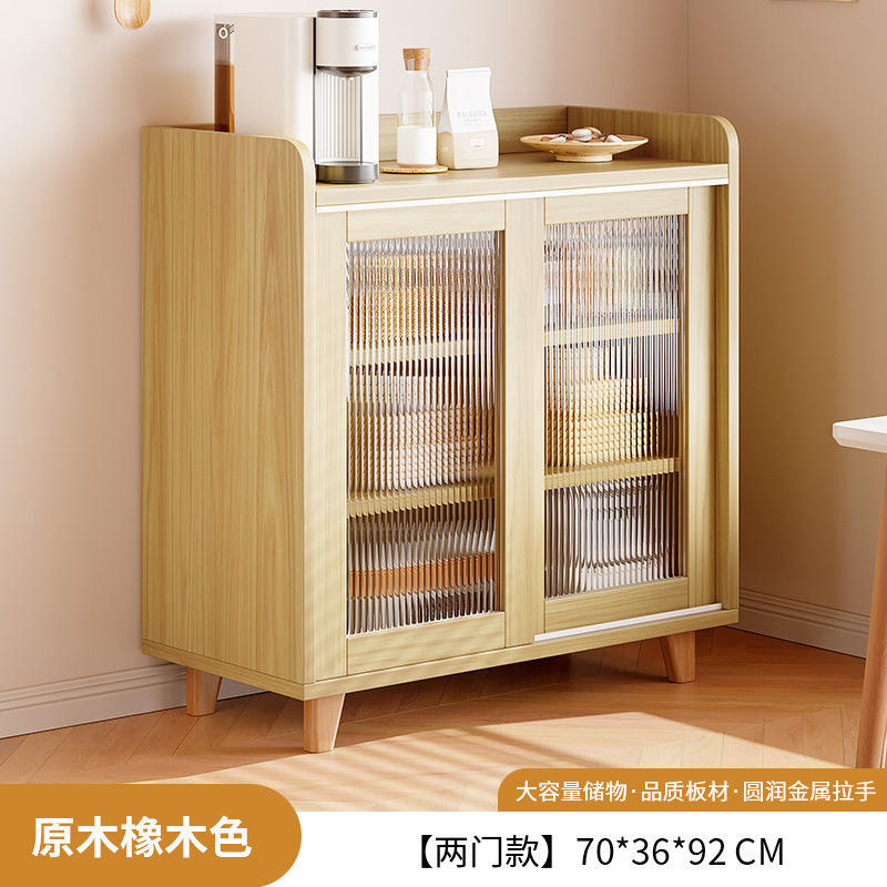 Fábrica directa japonesa gabinete de comedor contra la pared de madera sólida sala de estar armario de té cocina armario de almacenamiento