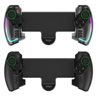 Bluetooth‑геймпад (iPega) PG‑9777 PG‑9777S, телескопический держатель для мобильного, RGB, turbo