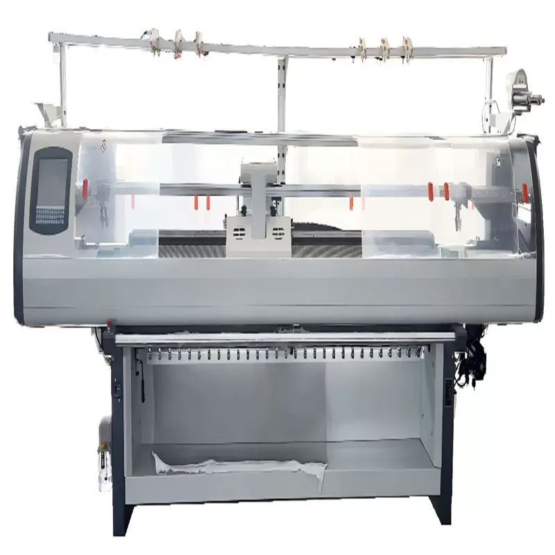 单机头双系统全功能电脑横机 钢丝网编织机2100镍丝网编织机