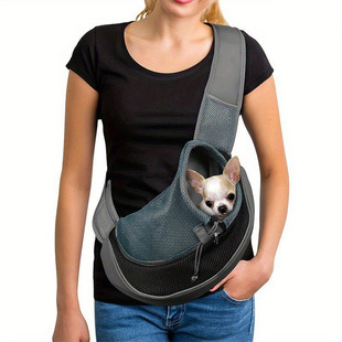 Dog and Cat Pet Shoulder Crossbody Breathable Portable Chest Travel Cat Carrier for Cats and Dogs
