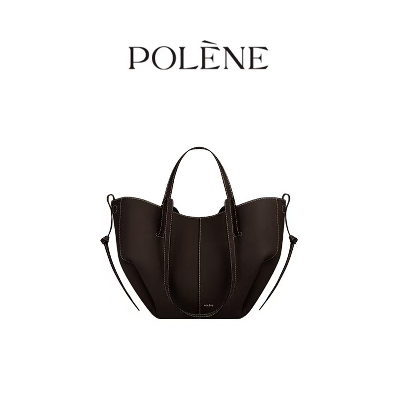 跨境爆款pol波灵恩翅膀包Cyme牛皮水桶包手提包托特大容量通勤女 - Thumbnail 26