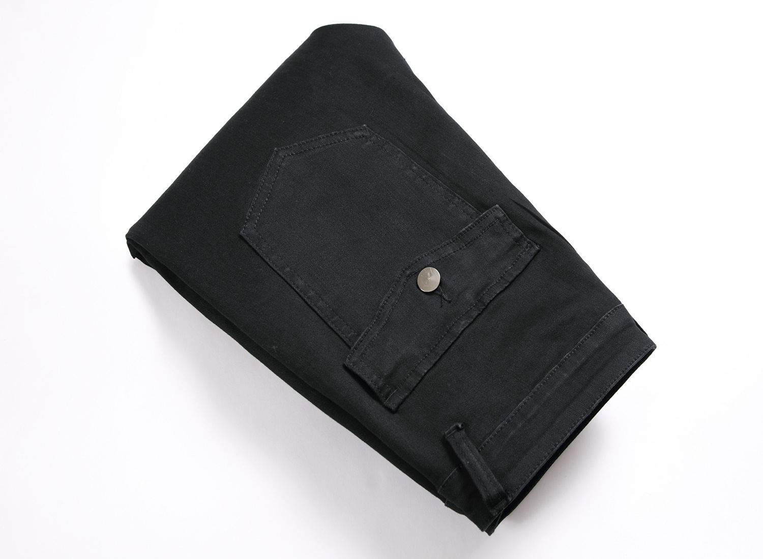 Style européen haute élasticité hommes jean vêtements de travail Denim pantalon multi-poches coupe ajustée mode jean chaud pantalon_voghion.com