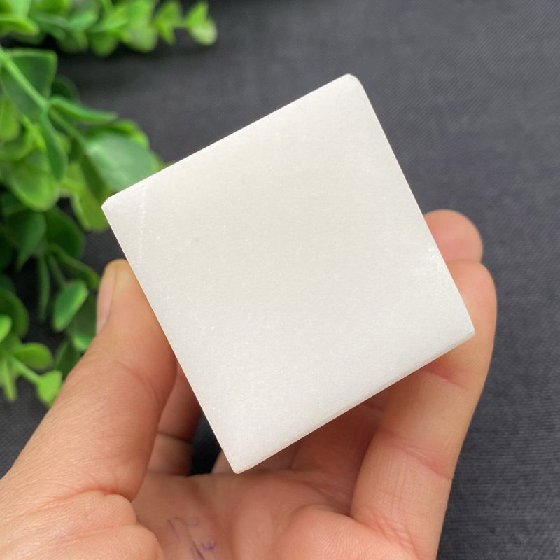 화이트 제이드 스퀘어 씰 도매 사무용품 장식품 옥 옥 선물 은행 이름 씰