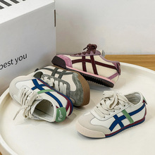 轻便舒适儿童三色款经典阿甘鞋2026春季新品男女童百搭小板鞋批发