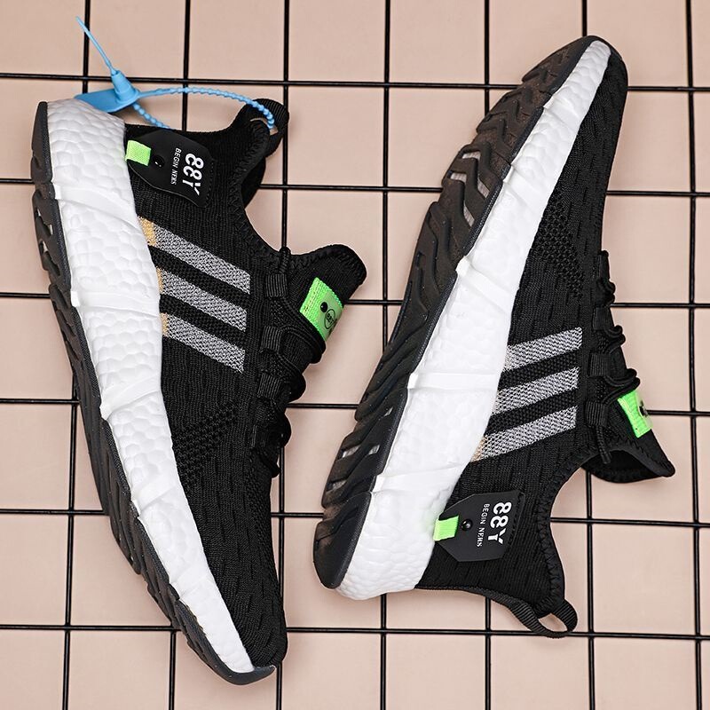 Summer New Style Men's Shoes with Poop Feeling, Large Size Popcorn Sports Casual Shoes for Men and Women, Non-Slip Lightweight Trendy Shoes for Men