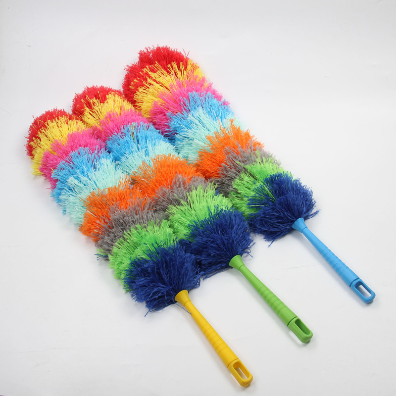 Multi-Color Multi-Functional Microfiber Dust Duster for Household Cleaning, Environmentally Friendly, Washable and Bendable Feather Duster Multi-Color Multi-Functional Microfiber Dust Duster for Household Cleaning, Environmentally Friendly, Washable and Bendable Feather Duster