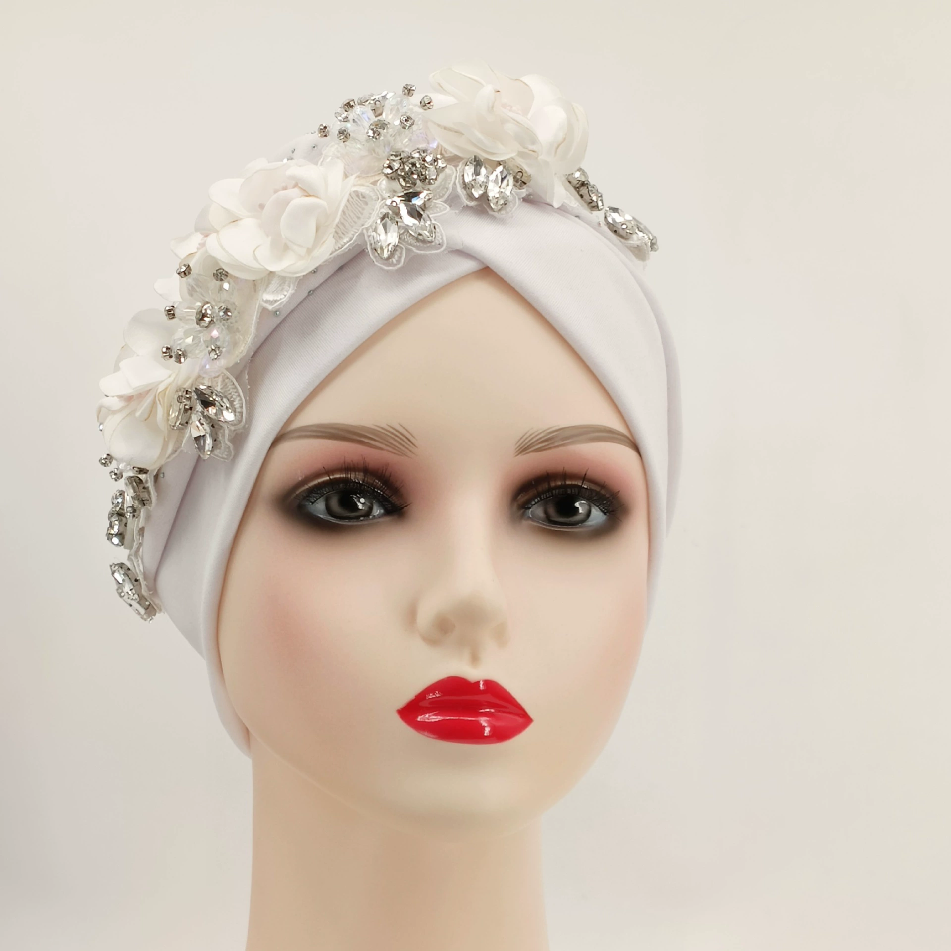 Новый Muslim шапка AliExpress воздушный слой многоразовый шейный диамантовый липкий цветочный платок африканская маленькая шапочка производитель место
