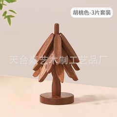 無垢材断熱マット食卓の防熱マット一本の木の家庭用耐高温鍋マット中国式食器マット高級感