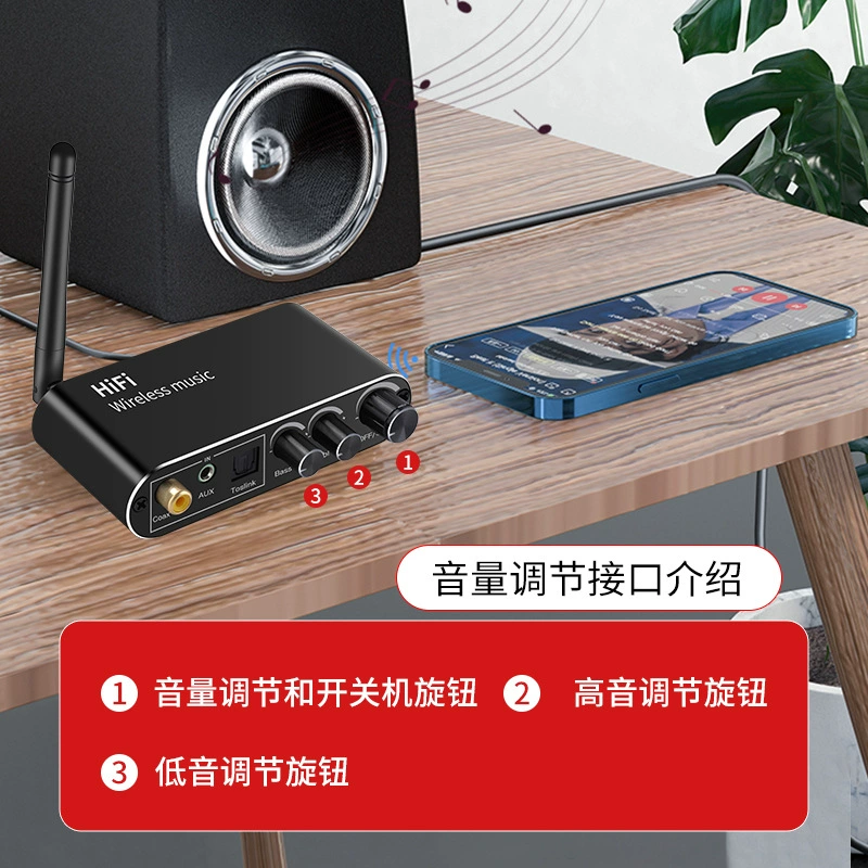 Новый Bluetooth-приемник 5.1 USB-плеер Цифровой симулятор преобразователь 3.5 аудио адаптер AUX