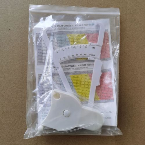 Fat caliper, waist circumference ruler combination set, body fat measuring instrument, sebum pliers measuring clip, Y-shaped ruler set