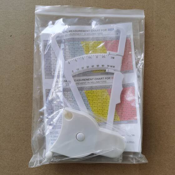 Fat Caliper Waist Ruler Combination Set Body Fat Measuring Instrument Sebum Clamp Measuring Clip Y-Size Set