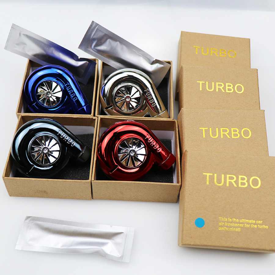 Turbo Air Vent Car Perfume Silver