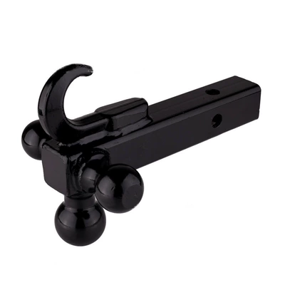 Cross-Border Hot-Selling Three-Ball Hitch Trailer Other Car Modifications - black-powder-coated-finish