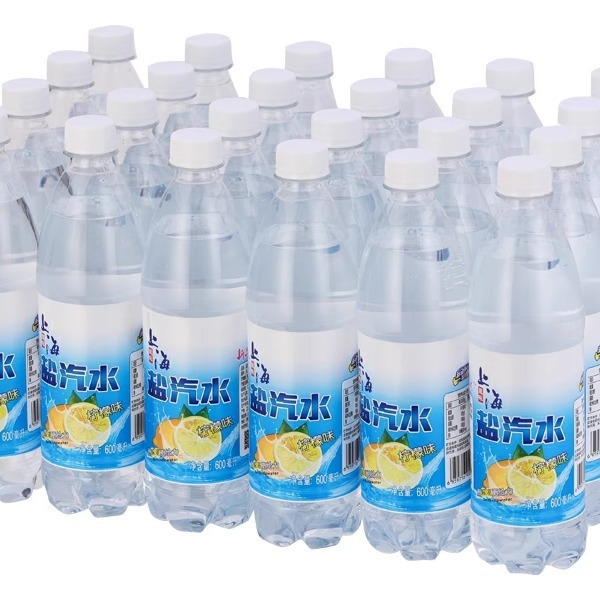 解渴瓶无糖上海夏季风味24碳酸饮料柠檬味盐汽水批600ml整箱|undefined