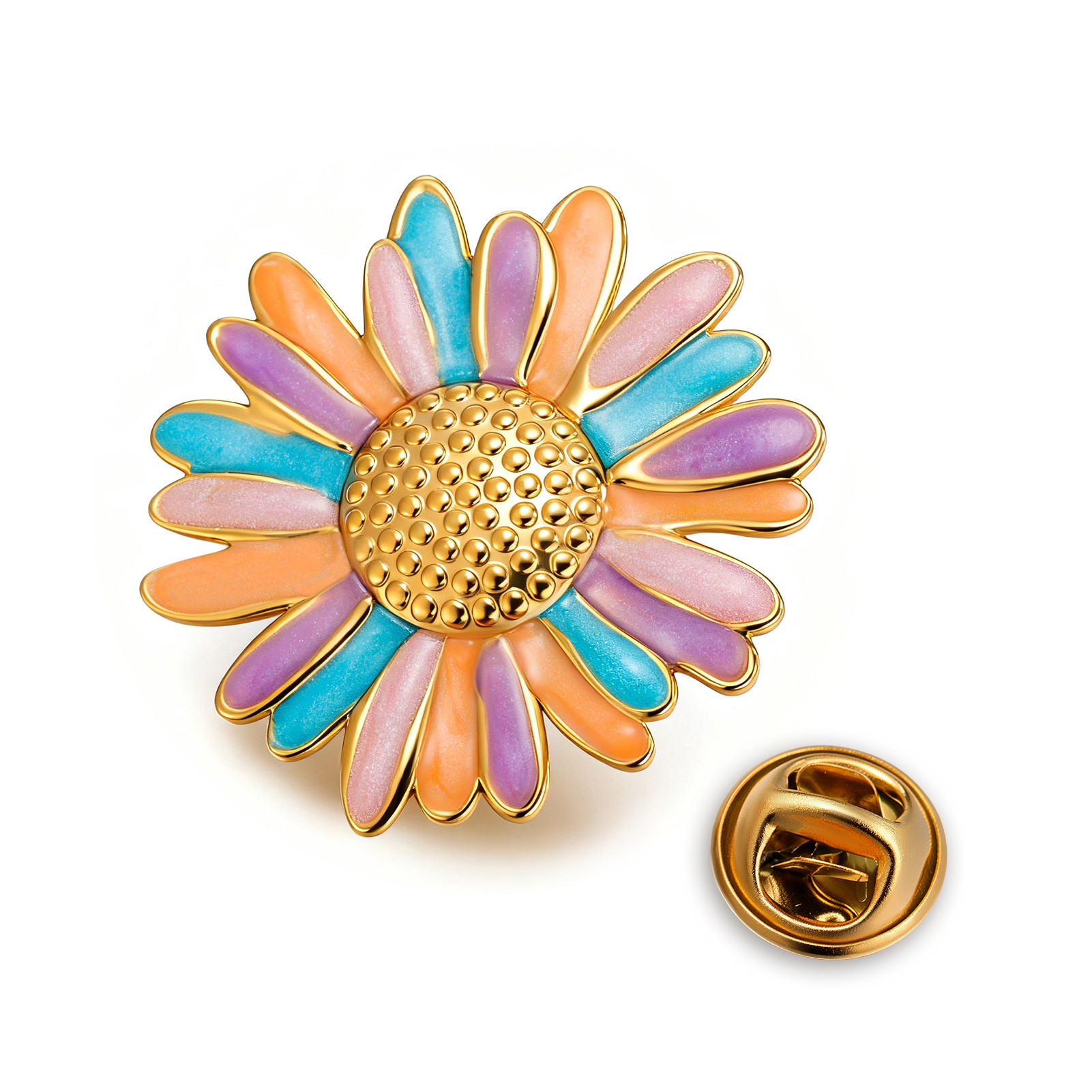 Blumenbrosche Für Damen Elegante Florale Anstecknadel Modisch_voghion.com
