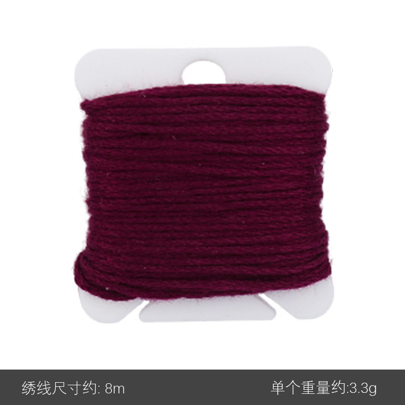 8m十字刺繍糸多色DIY手作り刺繍糸刺繍糸ミシン糸|undefined