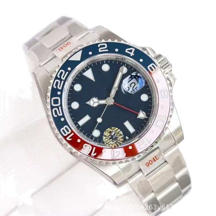 Submartial transfronterizo de comercio exterior Labor Greenwich Watch Reloj mecánico masculino completamente automático Anillo de cola luminoso impermeable