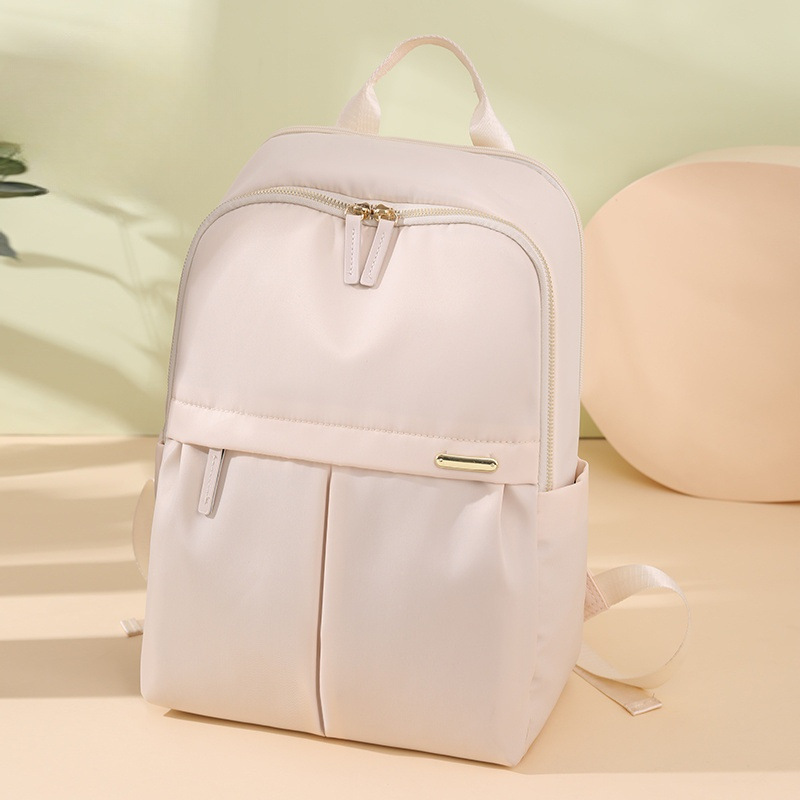 休闲通勤多功能双肩包女14寸电脑背包2023春百搭简约大容量旅行包