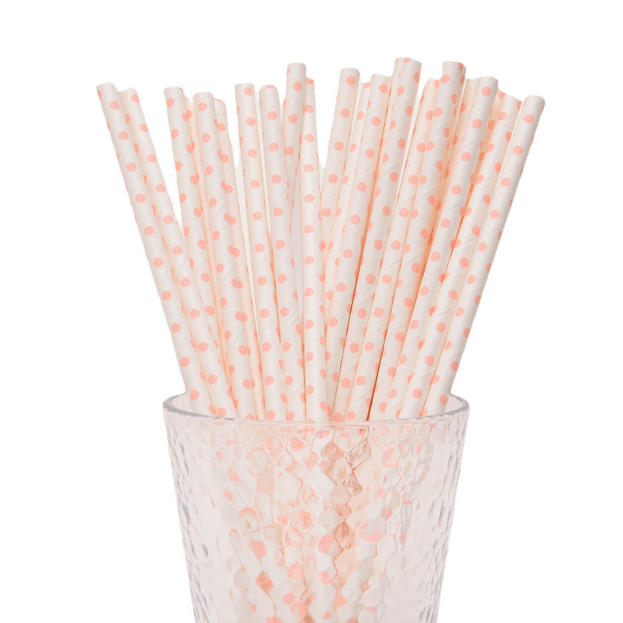 Gran cantidad en stock al por mayor paja de papel desechable paja de papel degradable pequeña paja de punto