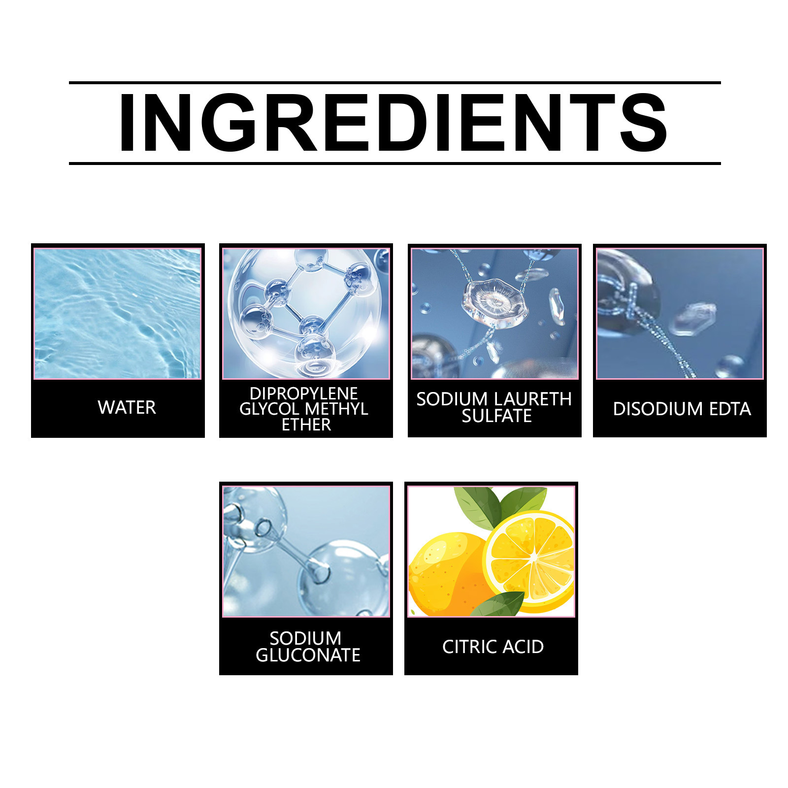 Rayhong Car Windshield Spray Windshield Rearview Mirror Cleaner Stain Remover Water Repellent Anti-Fog Agent